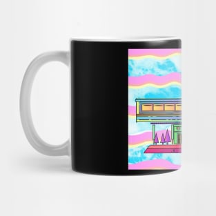 Illustration Dream House Villa Color Effects Mug